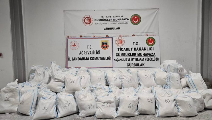 Ticaret Bakanlığı Gümrük Muhafaza Ekiplerinden Gürbulak Gümrük Kapısı’nda Zehir Tacirlerine Büyük Darbe