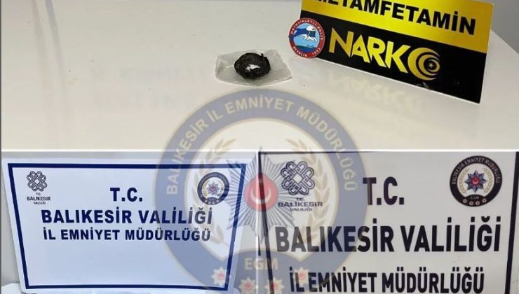 Balıkesir’de uyuşturucu operasyonu gerçekleştirildi