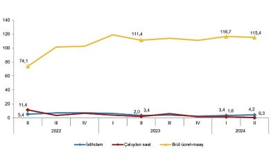 Tüik: İstihdam endeksi yıllık %4,2 arttı