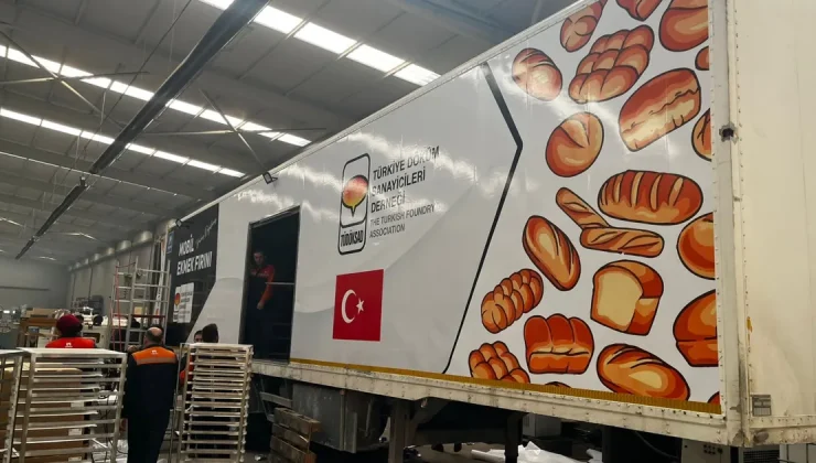 Türkiye Döküm Sanayicileri’nden Kızılay’a mobil ekmek fırını bağışı