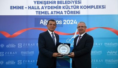 Yenişehir Belediyesi kütüphane ve taziyeevinden oluşan kompleksin temelini attı