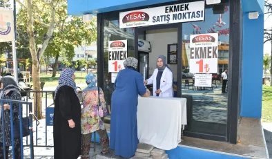 Yenişehir’de ekmek 1 TL