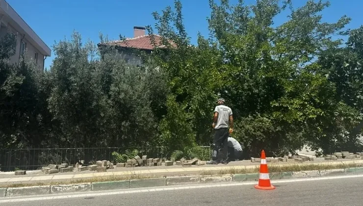 Yıldırım caddesinin altyapı sorunları gideriliyor