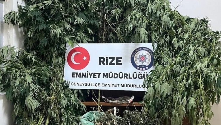 Rize Emniyet Müdürlüğü’nce Uyuşturucu Operasyonu Gerçekleştirildi