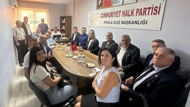 Edirne'de CHP İl Başkanı Taybıllı İpsala İlçe başkanlığını ziyaret etti