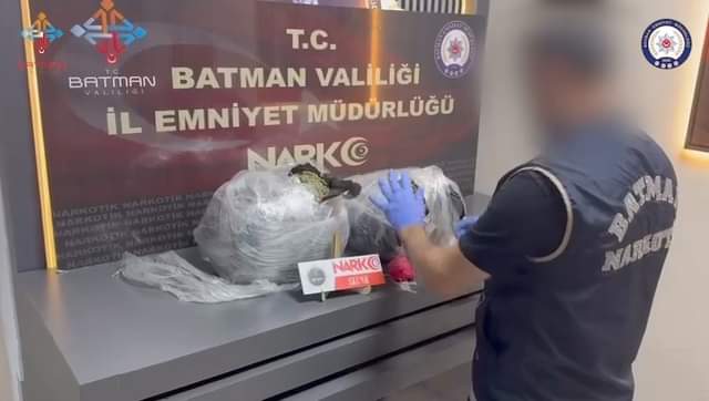 Batman’da uyuşturucu operasyonu gerçekleştirildi