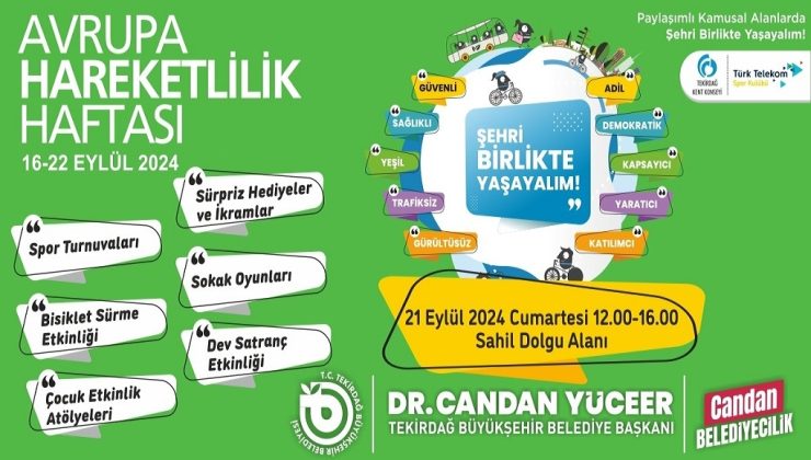 TEKİRDAĞ BÜYÜKŞEHİRLE HAREKETE GEÇ