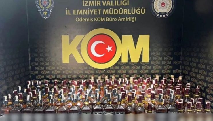 Ödemiş Kom Büro Amirliğince 191 şişe muhtelif içki ele geçirilmiştir….