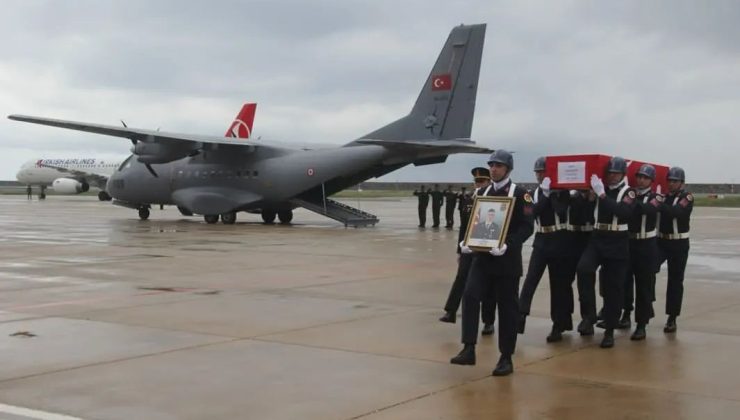 Şehitimiz J. Uzm. Çvş. Yavuz Güney’in Naaşı …