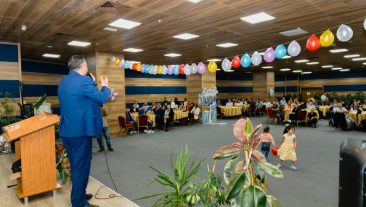 Saray'da Başkan Taşyasan’dan özel çocuklara moral