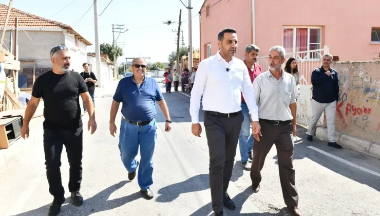 Başkan Yıldız Kaklıç’ta yol sözünü tuttu