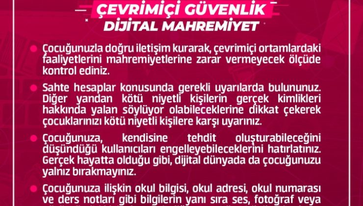 KVKK'dan ebeveynlere 'kişisel veri' uyarısı