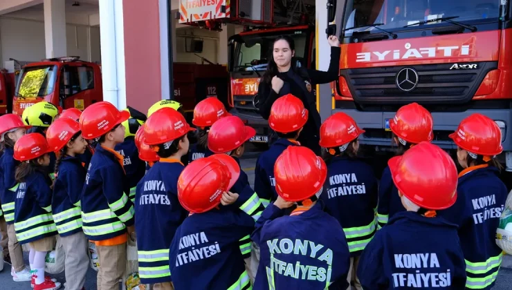 Konya İtfaiyesi’nden yangın ve afet bilinci