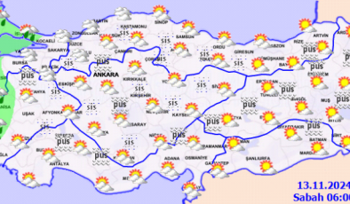 Meteoroloji'den sağanak yağış uyarısı