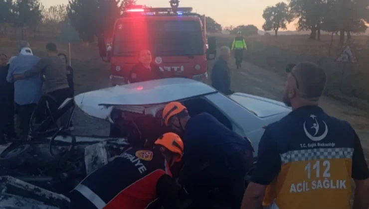 Edirne’de Büyükdoğanca-Kılıçköy yolunda kaza: 4 yaralı