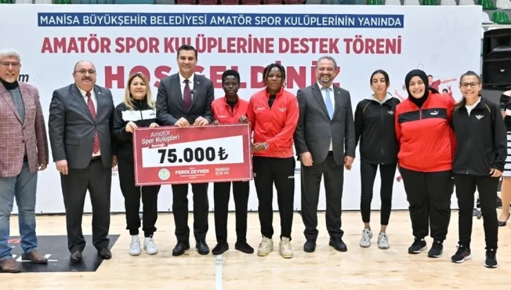 Manisa’dan amatör spor kulüplerine 4 milyon liralık destek