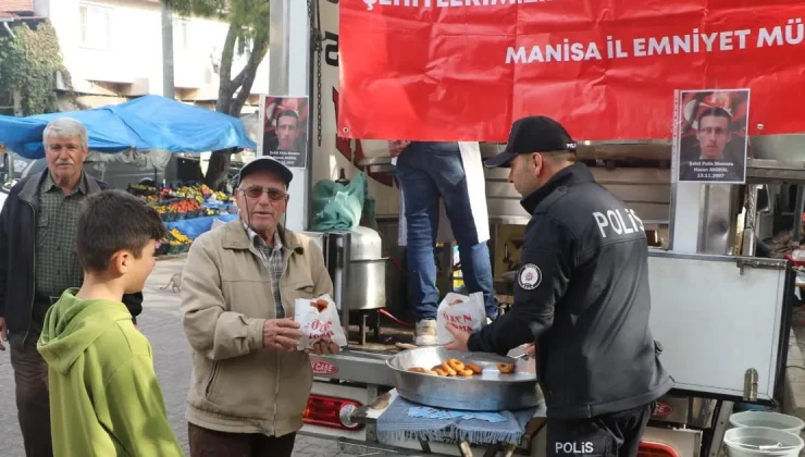 Manisa’dan şehit polis Hasan Akoral’a anma