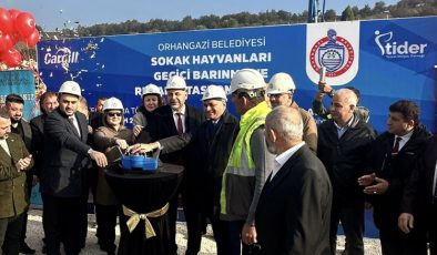 Bursa Orhangazi'de 'Sokak Hayvanları Rehabilitasyonu' için temel atıldı