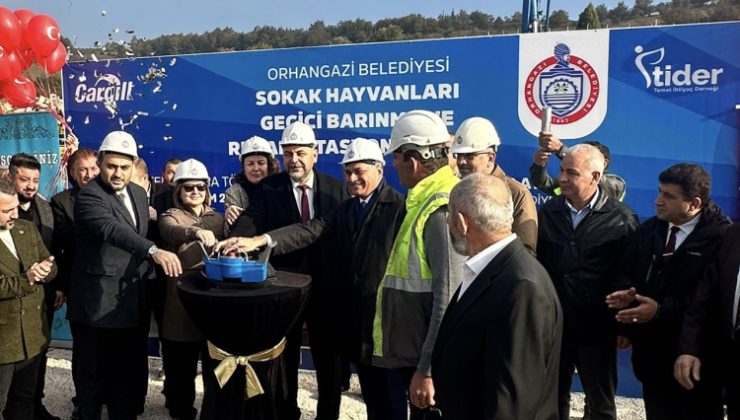 Bursa Orhangazi'de 'Sokak Hayvanları Rehabilitasyonu' için temel atıldı