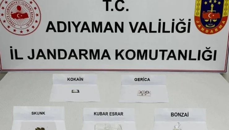 Adıyaman Jandarması'ndan zehir tacirlerine geçit yok!