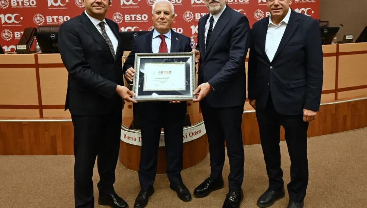 Başkan Mustafa Bozbey, BTSO’nun konuğu oldu