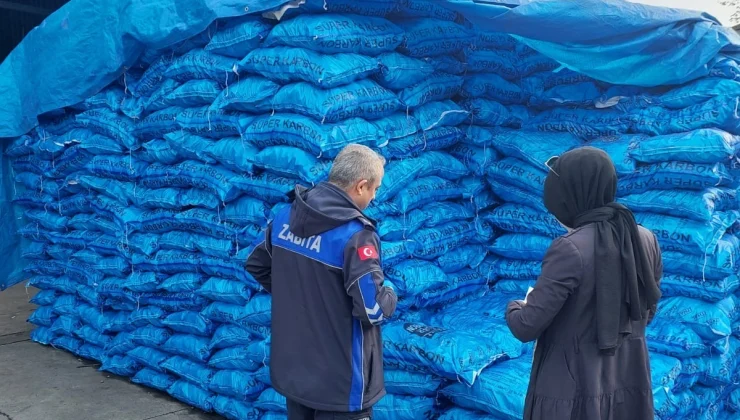 Düzce Zabıtası'ndan kömür denetimi