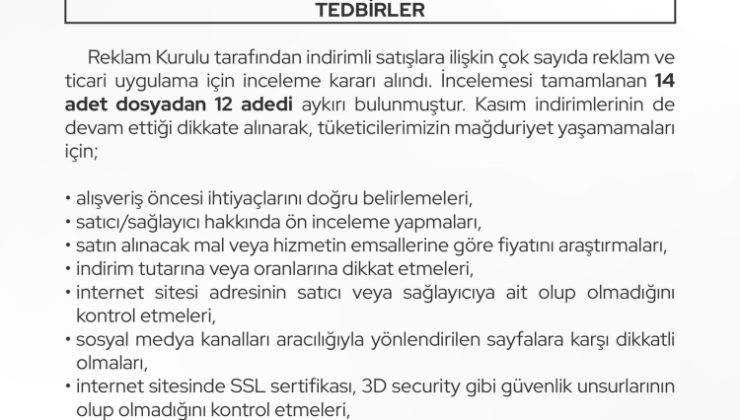 Ticaret'ten indirim aldatmalarına ceza!