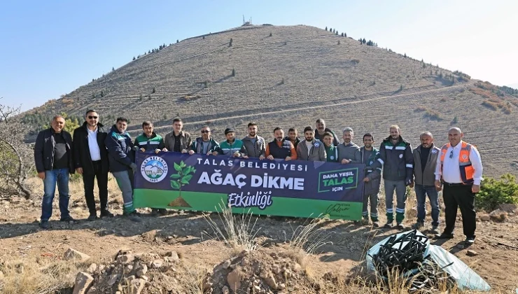 Kayseri Talas'ta ağaç seferberliği