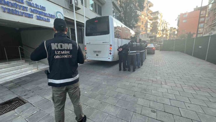 İzmir’de ‘Genç Osman’ çetesine operasyon: 7 tutuklama